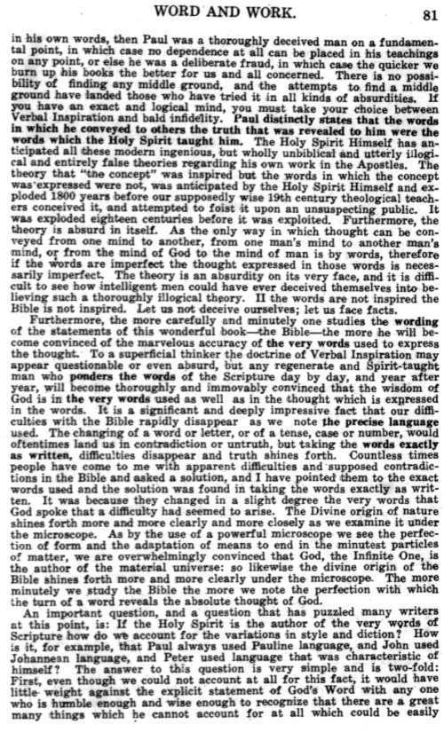 Word and Work, Vol. 12, No. 3, March 1919, p. 81