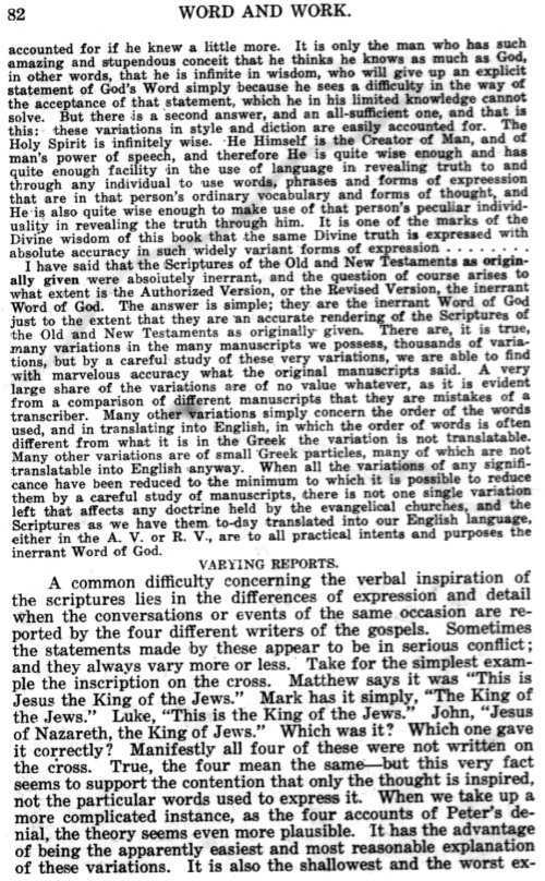 Word and Work, Vol. 12, No. 3, March 1919, p. 82