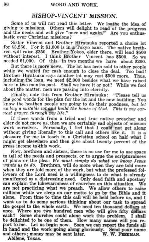 Word and Work, Vol. 12, No. 3, March 1919, p. 86