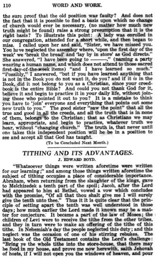 Word and Work, Vol. 12, No. 4, April 1919, p. 110