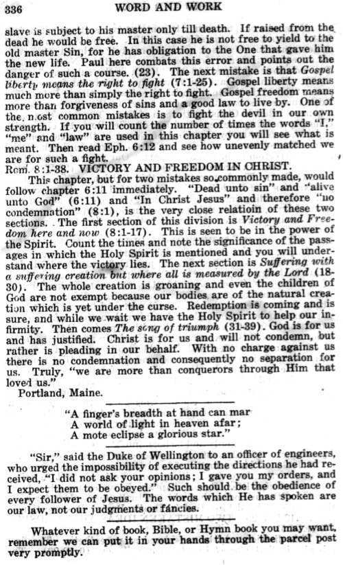 Word and Work, Vol. 12, No. 11, November 1919, p. 336