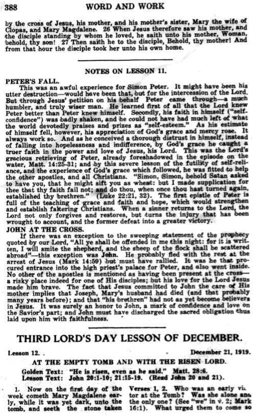 Word and Work, Vol. 12, No. 12, December 1919, p. 388