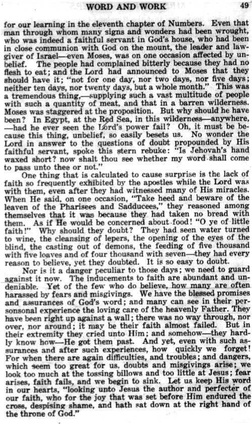 Word and Work, Vol. 13, No. 2, February 1920, p. 49