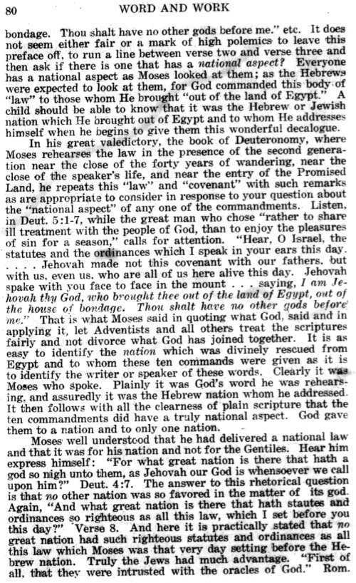 Word and Work, Vol. 13, No. 3, March 1920, p. 80