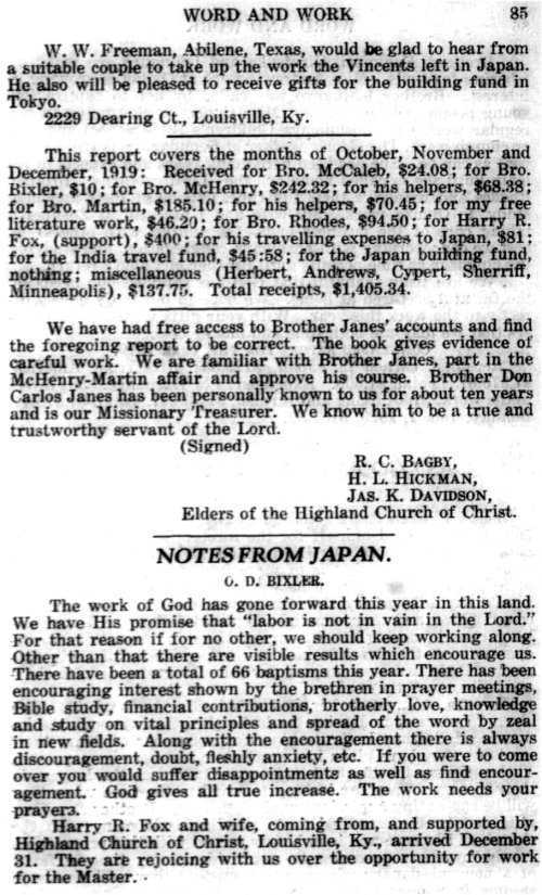 Word and Work, Vol. 13, No. 3, March 1920, p. 85