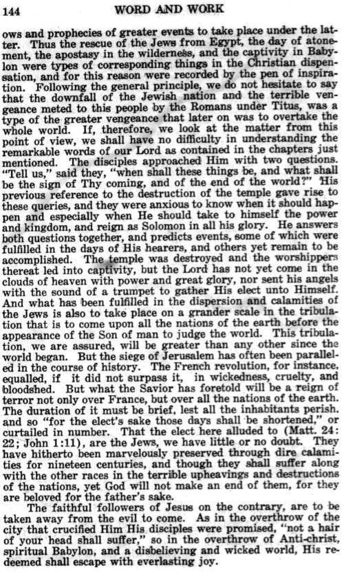 Word and Work, Vol. 13, No. 5, May 1920, p. 144