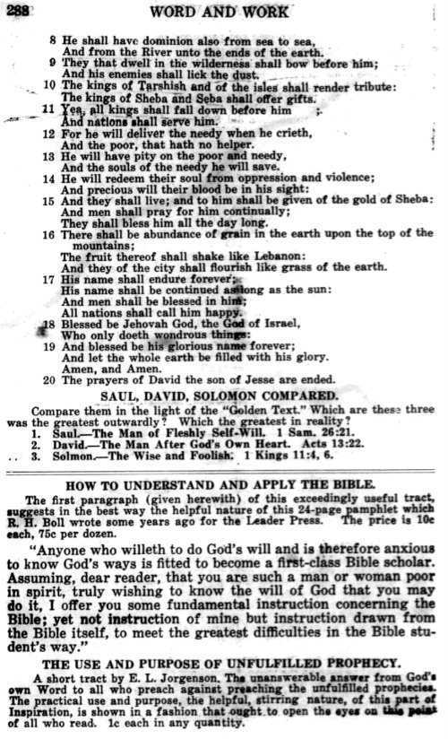 Word and Work, Vol. 13, No. 9, September 1920, p. 288