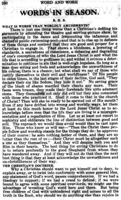 Word and Work, Vol. 13, No. 10, October 1920, p. 290