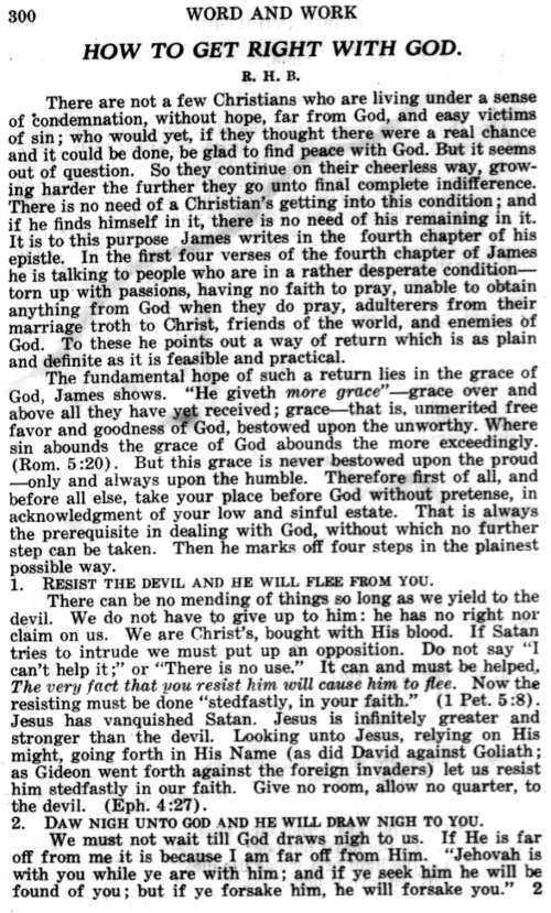 Word and Work, Vol. 13, No. 10, October 1920, p. 300