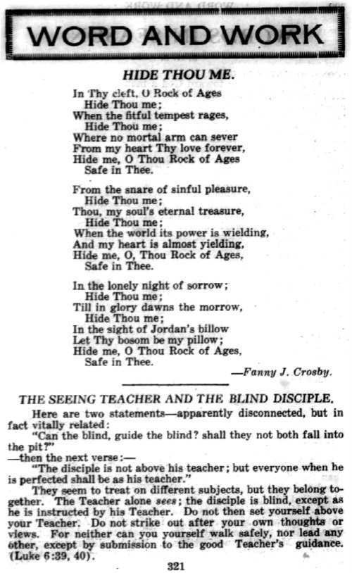 Word and Work, Vol. 13, No. 11, November 1920, p. 321