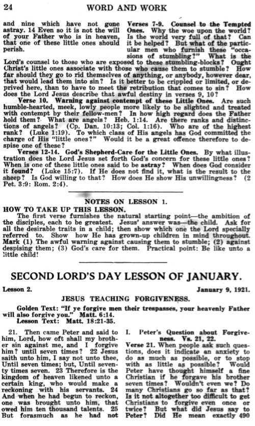 Word and Work, Vol. 14, No. 1, January 1921, p. 24
