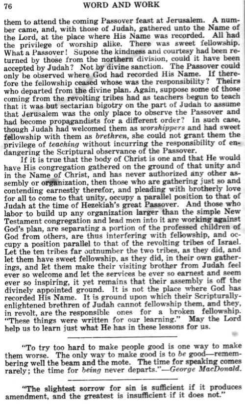 Word and Work, Vol. 14, No. 3, March 1921, p. 76