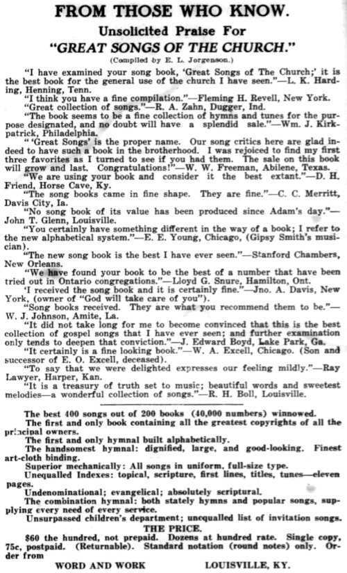Word and Work, Vol. 14, No. 7, July 1921, p. 224
