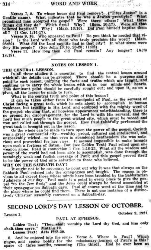 Word and Work, Vol. 14, No. 10, October 1921, p. 314