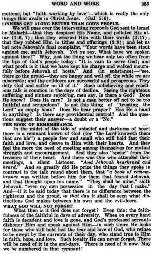 Word and Work, Vol. 14, No. 12, December 1921, p. 355