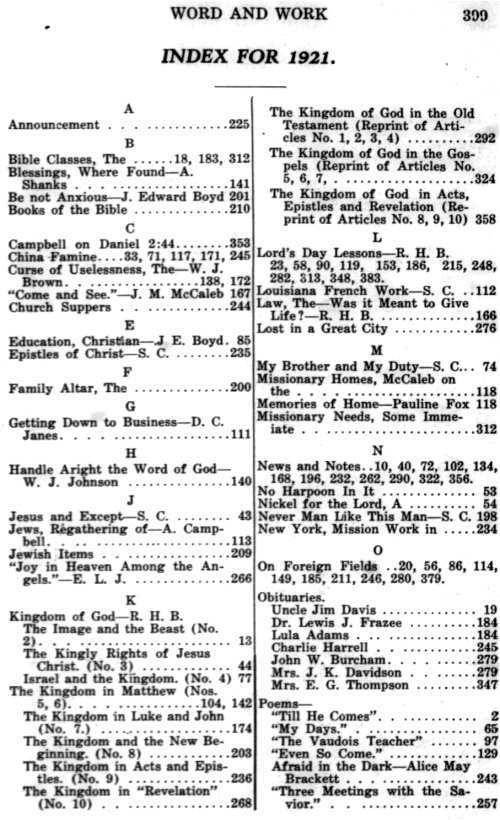Word and Work, Vol. 14, No. 12, December 1921, p. 399