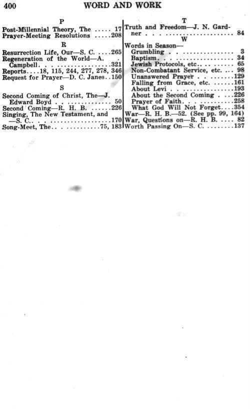 Word and Work, Vol. 14, No. 12, December 1921, p. 400