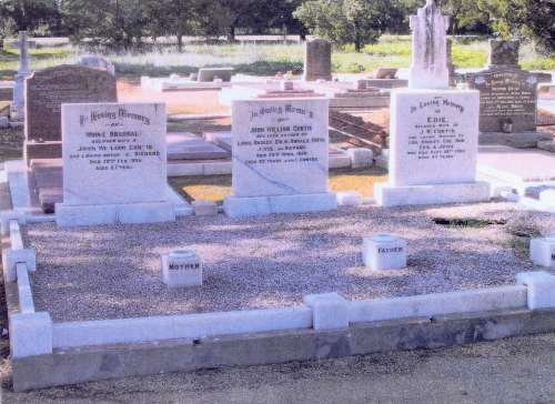 Photograph of Curtis Family Grave Site
