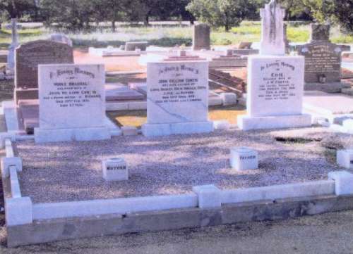 Photograph of Curtis Family Grave Site