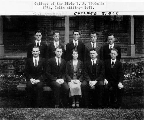 Photograph of College of the Bible South Australia Students, 1934