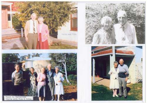 Photographs of Colin and Vida Curtis on Visit to Yarrawonga, 1987