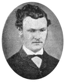 Portrait taken when in Mt. Gambier, 1874, Age 21