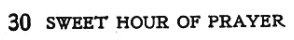 Score of Hymn 30: Sweet Hour of Prayer by William W. Walford