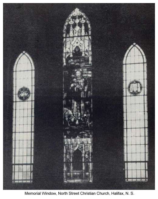 Memorial Windows, North Street Christian Church, Halifax, Nova Scotia