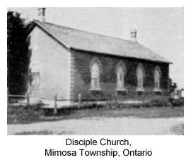Church Building, Mimosa, Erin Township, Wellington County, Ontario