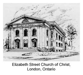 Elizabeth Street Church of Christ, London, Middlesex County, Ontario