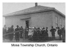 Church Building, Mosa Township, Middlesex County, Ontario