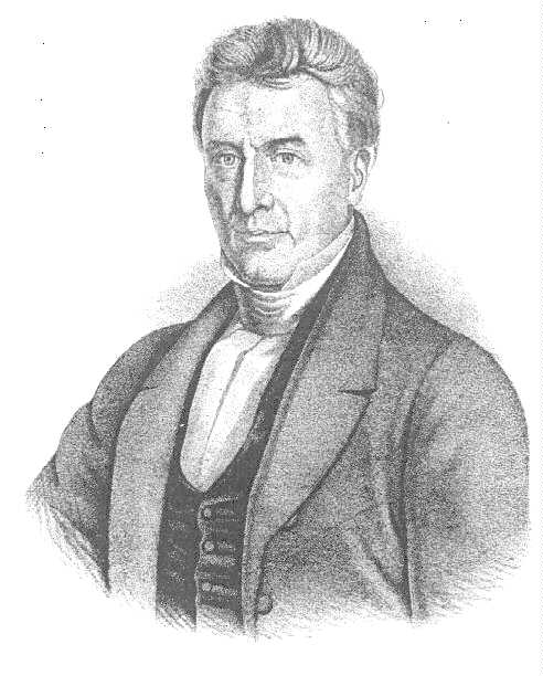 Wagner & McGuigan Lithograph of Alexander Campbell