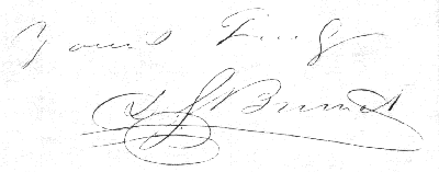 Autograph of D. S. Burnet