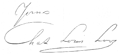 Autograph of C. L. Loos